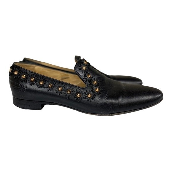 Melvin & Hamilton Claire 1 Black Studded Loafers size 37 - Picture 11 of 13